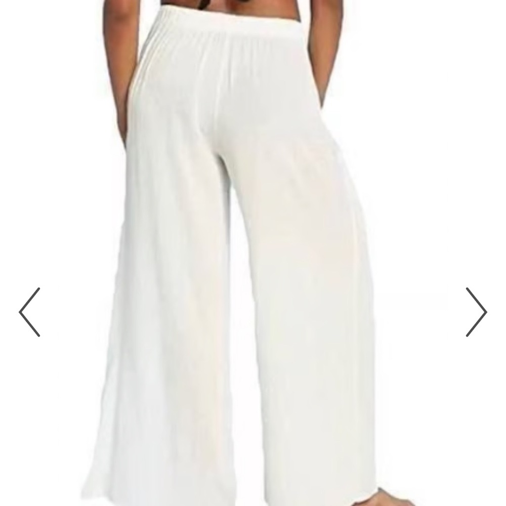 Kona Sol coverup White Beach Swim pants  NWT - Picture 7 of 10